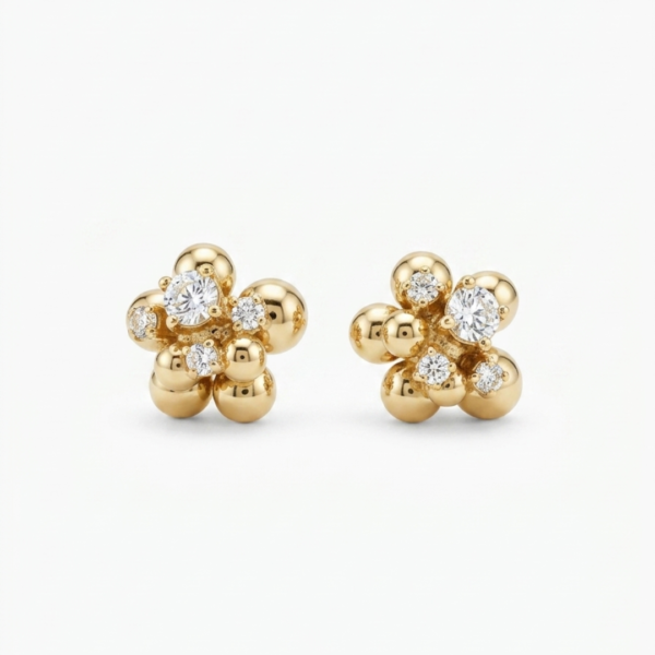 CELESTIAL CLUSTER STUD