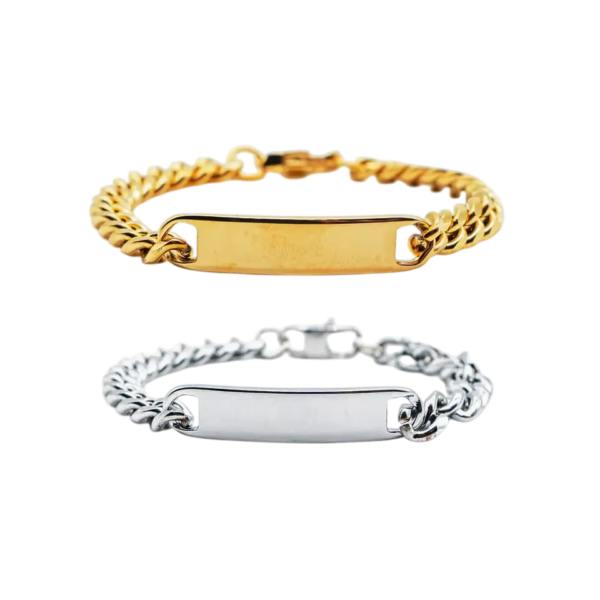 Customizable Curb Chain Bracelet